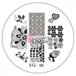 Matrita de Unghii din metal rotunda 5,6cm STZ 05
